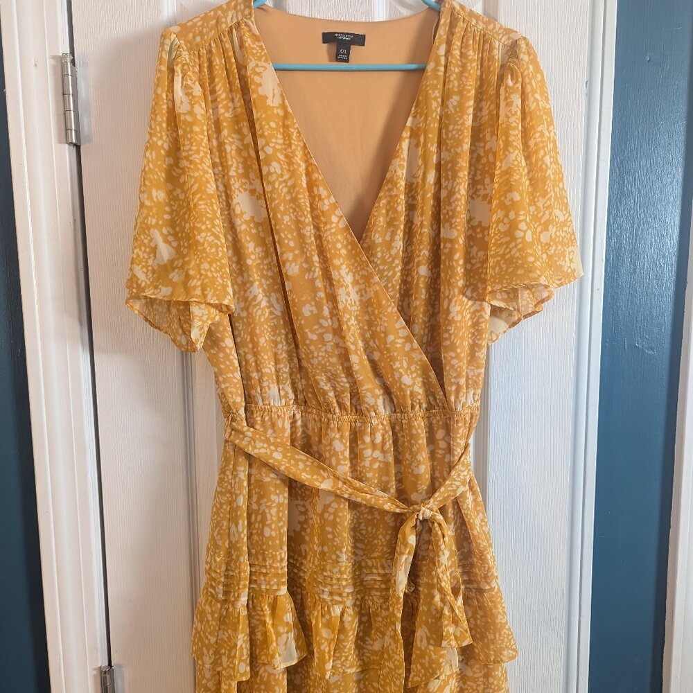 Simply Vera Wang Yellow Dress - XXL